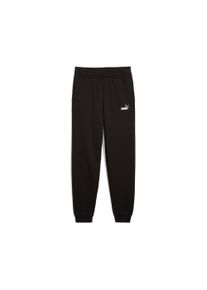 Puma Kinder Trainingshose "ESS 2 COLOR NO. 1 LOGO SWEATPANTS FL B", schwarz, sportlich, Gr. 140, bedruckt, Fleece, Obermaterial: 66% Baumwolle, 34%
