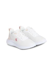 Damen Sneaker "EVA RUNNER L-UP MIX MESH LOGO CK", Calvin Klein Jeans, Gr. 37, rosa, Textil, kontrastfarbene Details, sportlich, Schuhe, Schnürschuh,