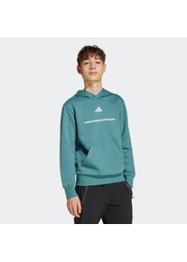 Kinder Kapuzensweatshirt "B FL HD"preloved teal, sportlich, Gr. 176, adidas Sportswear, Obermaterial: 71% Baumwolle, 29% Polyester, Sweatshirts