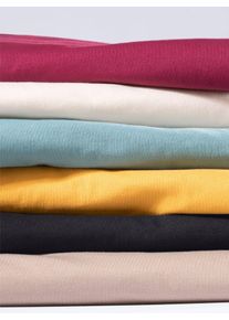 Casual Looks Damen Rollkragenshirt "Rollkragen-Shirt", gelb, Gr. 36, unifarben, 95% Baumwolle, 5% Elasthan, Shirts