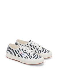 Superga Sneaker "2750 STRIPES PRINT", Gr. 36sanftes weiß, navy, Textil, sportlich, Schuhe