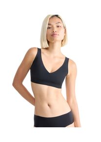 Sloggi Damen Bustier "ZERO Feel 2.0 Bralette", Gr. L, schwarz, Single Jersey, Obermaterial: 76% Polyamid, 24% Elasthan, modisch, BHs, nahtlos und
