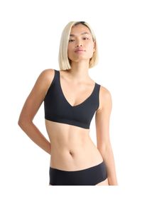 Sloggi Damen Bustier "ZERO Feel 2.0 Bralette", Gr. L, schwarz, Single Jersey, Obermaterial: 76% Polyamid, 24% Elasthan, modisch, BHs, nahtlos und