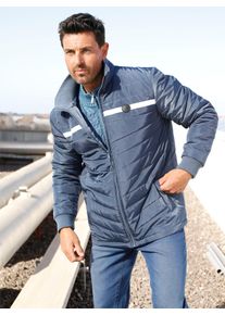 Marco Donati Herren Steppjacke, blau, Gr. 50, unifarben, gemustert, gestreift, 100% Polyester, Jacken