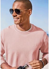 John Devin Herren Sweatshirtapricot, washed, casual, Gr. S, Sweatware, Obermaterial: 100% Baumwolle, Sweatshirts, mit besonderer Waschung, kleine