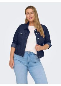 Only CARMAKOMA Damen Jeansjacke "CARWESPA COLOUR DENIM JACKET DNM", blau, modisch, Gr. 44, unifarben, Web, Obermaterial: 79% Baumwolle, 20%