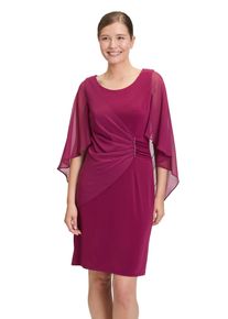 Vera Mont Damen Cocktailkleid "Vera Mont Cocktailkleid mit Raffung", rosa, elegant, Gr. 36, Obermaterial: 95% Polyester, 5% Elasthan. Besatz: 100%
