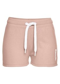 BENCH. LOUNGEWEAR Relaxshorts mehrfarbig Gr. 32/34 für Damen. Mit Kordelzug, Logoschriftzug. Bequem. Nachhaltig.