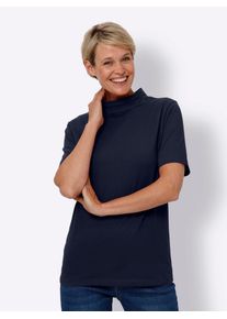 Classic Basics Stehkragenshirt »Kurzarm-Shirt«, (1 tlg.)
