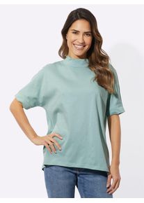 Classic Basics Stehkragenshirt »Kurzarm-Shirt«, (1 tlg.)