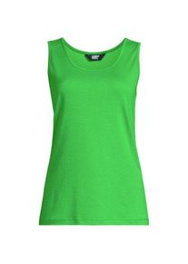 LANDS' END &Auml;rmelloses Top aus Baumwolle f&uuml;r Dame, Damen,  Gr&uuml;n, Baumwolle, by Lands' End