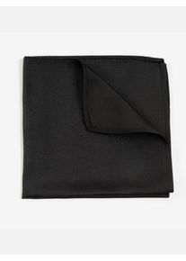 MONTI Damen Einstecktuch "RENZO", schwarz, Seide, Modetücher, aus reiner Seide mit eleganter Twill-Struktur – 30 x 30 cm