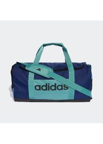 Sporttasche "LINEAR DUF M CB", adidas Performancedunkelblau, powder teal, blau fusion, Obermaterial: 100% Polyester, Taschen