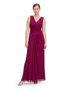 Vera Mont Damen Abendkleid "Vera Mont Abendkleid mit V-Ausschnitt", rosa, elegant, Gr. 38, Netz, Obermaterial: 92% Polyamid, 8% Elasthan. Futter: