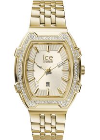 Ice Watch ICE-WATCH Damen Quarzuhr "ICE boliday - Full steel shiny - Small - 3H + Date"goldfarben, Armbanduhren, Armbanduhr, Damenuhr, Edelstahlarmband, Datum,