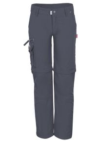 Trollkids Kinder Sporthose "KIDS OPPLAND PANTS SLIM FIT", grau, sportlich, Gr. 170, Obermaterial: 100% Polyamid. Futter: 100% Polyester, Hosen