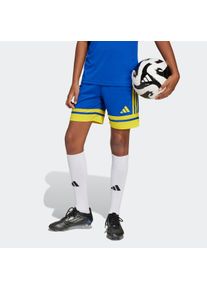 Kinder Trainingsshorts "SQUA25 SHO Y"royal blau, team gelb, sportlich, Gr. 176, adidas Performance, Obermaterial: 100% Polyester, Hosen