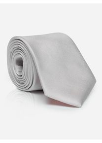 MONTI Damen Krawatte "LIVIO", silber, klassisch,festlich, Seide, Krawatten, mit edlem Glanz – ideal zur Hochzeit oder festlichen Anlässen