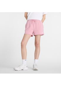 New Balance Damen Shorts "Sport Essentials French Terry Short"pink taffy (677), sportlich, Gr. XXL, Obermaterial: 60% Baumwolle, 40% Polyester, Hosen