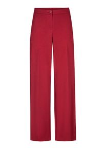 Stehmann Damen Palazzohose, rot, casual, Gr. 40, unifarben, Obermaterial: 95% Polyester, 5% Elasthan, Hosen, mit Taschen