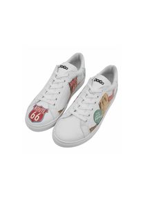 DOGO Damen Sneaker "Ace Sneakers Route 66 Damen Sneaker / Female", Gr. 43, weiß, Lederimitat, casual, Schuhe, Vegan
