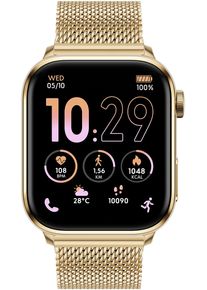 Ice Watch ICE-WATCH Smartwatch "ICE smart 3.0 - 1.78 AMOLED - GPS", gold, Smartwatches, Armbanduhr, Damenuhr, Edelstahlarmband, Bluetooth,digital