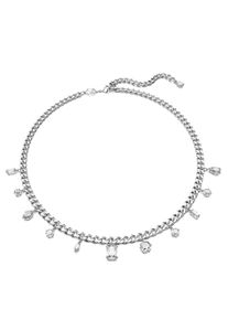 Swarovski Damen Collier "DEXTERA ALL ARD DANGLING, 5671183", Metall, L: 50cm B: 7mm, silber, Metall, B:7mm, Halsketten, mit Swarovski Zirkonia