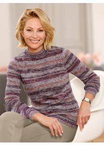 Classic Basics Damen Strickpullover "Pullover"traube, sesam, meliert, Gr. 38, meliert, 100% Polyacryl, Pullover