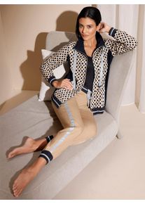 feel good Damen Dehnbund-Hose, Gr. 18, braun, 95% Baumwolle, 5% Elasthan, unifarben, gemustert, Hosen