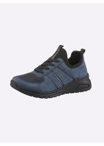 Rieker Damen Sneaker, Gr. 38, blau, Lederimitat, sportlich, Schuhe