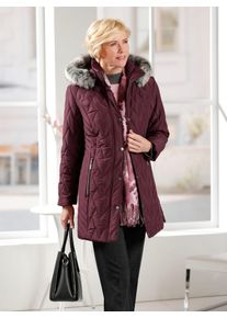 CLASSIC Damen Steppjacke, rot, Gr. 38, unifarben, 100% Polyester, Jacken