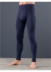 King´S Club KINGS CLUB Herren Lange Unterhose, Gr. 6, blau, 75% Baumwolle, 25% Polyester, Unterhosen