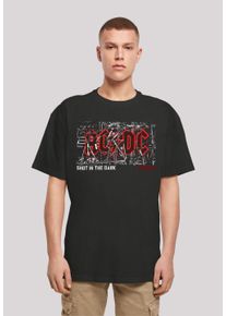 F4NT4STIC Herren T-Shirt "ACDC Rock Band Shirt PWRUP Cable Logo", schwarz, casual, Gr. XL, Obermaterial: 100% Baumwolle, Shirts, Print
