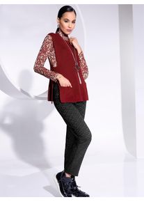 CRÉATION L CREATION L Damen Pullunder "Pullunder", rot, Gr. 38, unifarben, 50% Baumwolle, 50% Polyacryl, Pullover