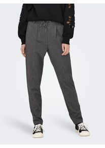 Only Damen Jogger Pants "ONLPOPTRASH-ELISE EASY MELANGE PANT NOOS", grau, modisch, Gr. XL, meliert, Milano Rib, Obermaterial: 64% Polyester, 33%