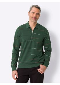 CLASSIC Herren Sweatshirt, grün, Gr. 60, gemustert, gestreift, mehrfarbig, 100% Baumwolle, Sweatshirts
