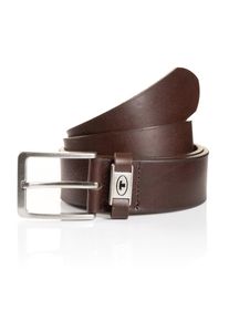 Tom Tailor Damen Ledergürtel "TTCOREY", braun, Gr. 90, Rindsleder, Gürtel, 4 cm breiter Herrengürtel, ideal zu Jeans und Chino, bis Gr. 120