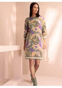 Heine Damen Strickkleid "Strickkleid", bunt, Gr. 38, gemustert, mehrfarbig, Strick, 49% Polyacryl, 27% Polyester, 14% Polyamid, 6% Wolle, 4%