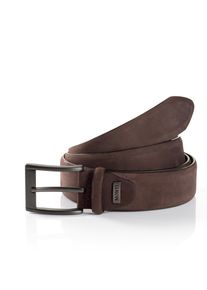 MONTI Damen Ledergürtel "MAASTRICHT", braun, Gr. 85, Obermaterial: 100% Rindsleder, Gürtel