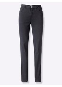 Casual Looks Damen 5-Pocket-Hose, schwarz, Gr. 20, unifarben, 97% Baumwolle, 3% Elasthan, Hosen