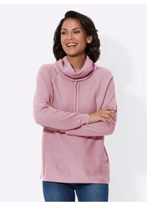 Casual Looks Damen Rollkragenpullover "Pullover", rosa, Gr. 40, unifarben, 50% Baumwolle, 50% Polyacryl, Pullover