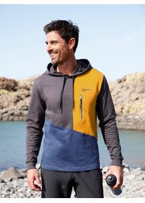Catamaran Herren Sweatshirt, gelb, Gr. 44, gemustert, mehrfarbig, 100% Baumwolle, Sweatshirts