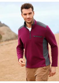 Catamaran Herren Fleeceshirt "Fleece-Shirt", rot, Gr. 44, gemustert, mehrfarbig, 100% Polyester, Shirts