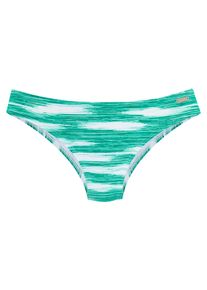 Venice Beach Damen Bikini-Hose "Meliya"grün, weß, Gr. 36, bedruckt, Recycling-Polyamid, Badehosen, mit modernem Allover-Print