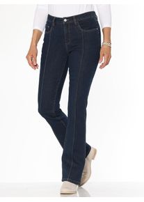 Classic Basics Damen Bootcut-Jeans, blau, Gr. 48, unifarben, 81% Baumwolle, 17% Polyester, 2% Elasthan, Jeans