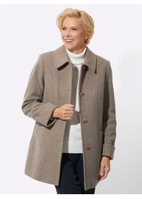 CLASSIC Damen Wolljacke, grau, Gr. 50, unifarben, meliert, 60% Wolle, 30% Polyester, 10% Kaschmir, Jacken