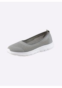 Andrea Conti Damen Ballerina, Gr. 36, grau, Textil, modisch, Schuhe
