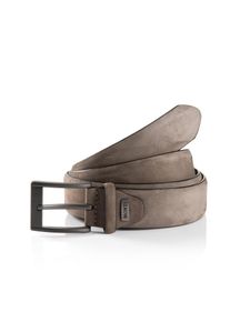 MONTI Damen Ledergürtel "MAASTRICHT", beige, Gr. 110, Obermaterial: 100% Rindsleder, Gürtel