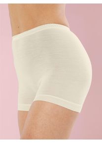 Mey Damen Pagenschlüpfer, Gr. 38, beige, 70% Schurwolle, 30% Seide, Unterhosen