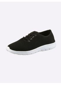 Andrea Conti Damen Schnürschuh, Gr. 41, schwarz, Textil, modisch, Schuhe
